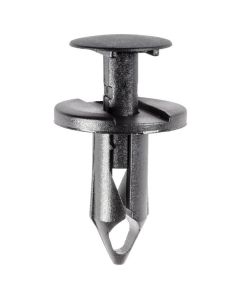 AUVECO AP17216 Push-Type with Closed End Air Baffle to Under Carriage Retainer, 20 mm Dia Head, Nylon, Black