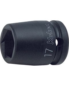 KKN14465M-17 image(0) - Ko-ken USA 14465M-17 1/2 Sq. Dr. Socket 17mm Pathfinder Length 38mm