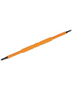 KLE13157INSP image(0) - Klein Tools Screwdriver Blades, Insulated Double-Ended Slotted, Phillips, 2-Pack