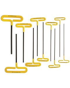 BND46538 image(2) - Bondhus Corp. 9" Cushion Grip Loop T-Handle Hex Wrenches, 10 pie