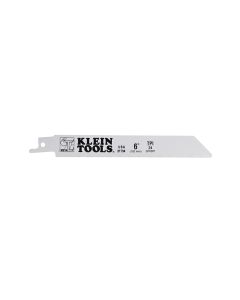 KLE31734 image(0) - Klein Tools Reciprocating Saw Blades, 24 TPI, 6-Inch, 5-Pack