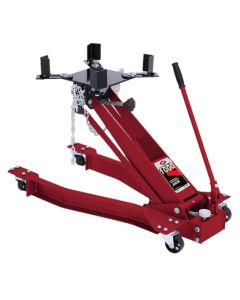 INT3171A image(2) - American Forge & Foundry Transmission Jack - Hydraulic - Floor Style - Low Profile Wishbone Style - 1,000 Lbs. Capacity - 6.875" Min H to 31.75" High H - Manual Hand Pump - Heavy Duty
