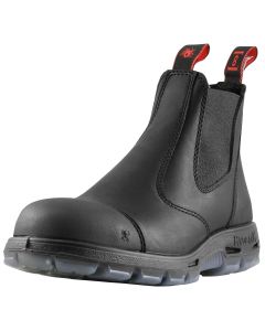 RDBUSBBKSC6-5 image(0) - Redback Boots USA Easy Escape HD 6-Inch Slip-On Steel Toe Scuff Cap 7.5US (6.5UK)