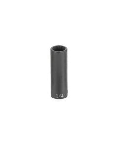 Grey Pneumatic 1/2" Drive x 39mm Deep - 12 Point Socket