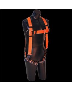 SRW800400 image(0) - FALL SAFE Safety Harness - A-SERIES - Vest Style - Back, Pass Through, Tongue Buckle - Size: XL