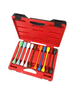 American Forge & Foundry Torque Limiting Socket Set - 1/2" Drive - 10 Pc. Metric/SAE - 17mm(55 Ft/Lbs), 17mm(80 Ft/Lbs), 19mm-3/4"(65 Ft/Lbs), 19mm-3/4"(80 Ft/Lbs), 21mm (80 Ft/Lbs), 13/16"(100 Ft/Lbs), 19mm-3/4"(100 Ft/Lbs), 22mm-7/8"(120 Ft/Lbs), 22mm-7