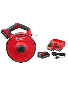 MLW2873A-22 image(3) - Milwaukee Tool M18 FUEL Angler 120' Steel Pulling Fish Tape Kit
