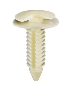 AUVECO AP15461 Double Head Type 11 Trim Panel Retainer, (5/8 in Dia Top x 3/4 in Dia Bottom) Head, Nylon, White