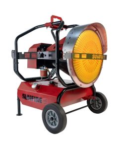 SHR95160 image(0) - Lanair Products SF-160 Portable Radiant Heater 160,000 BTU Dual Fuel Diesel/Kerosene