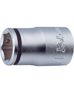 KKN4450M-16 image(0) - Ko-ken USA 4450M-16 1/2 Sq. Dr. Socket 16mm Nut Grip Length 36mm