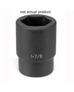 GRE5044R image(0) - Grey Pneumatic #5 Spline x 1-3/8" Standard Socket
