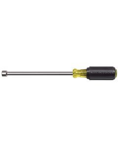 KLE64638 image(0) - Klein Tools 3/8-Inch Nut Driver, 6-Inch Hollow Shaft