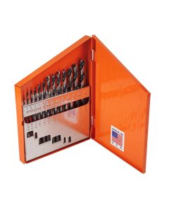 KnKut KnKut 13 Piece Jobber Length Drill Bit Set 1/16"-1/4" by 64ths