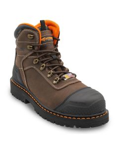 FSIA7380-13-4E image(0) - Avenger Work Boots Hammer MAX Mid - Men's - CN|EH|PR|WP|HR|SR|B&W - Brown - Size: 13 - 4E - (Ultra Wide)
