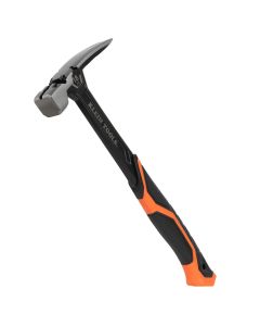KLEH80918S image(0) - Klein Tools Smooth Face Steel Claw Hammer, 18-Ounce