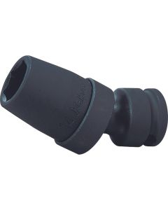 KKN13440M-24 image(0) - Ko-ken USA 13440M-24 3/8 Sq. Dr. Impact Universal 6-Point 24mm Socket - Length 63mm