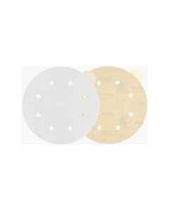 INA60-100 image(0) - Indasa USA,Inc. 60-100 Rhynostick White Line Abrasive Solid Disc, 6 in Dia, 100 Grit
