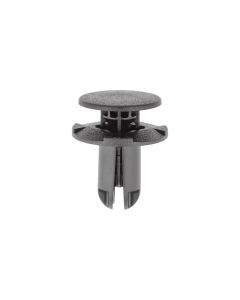 AVC22253 image(0) - AUVECO 22253 Push-Type Fender Liner Retainer, 18 mm Dia Head x 14 mm L Stem x 8 mm Hole, Nylon, Black