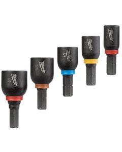 MLW49-66-4563 image(1) - Milwaukee Tool SHOCKWAVE Impact Duty Insert Magnetic Nut Driver Set 5PC