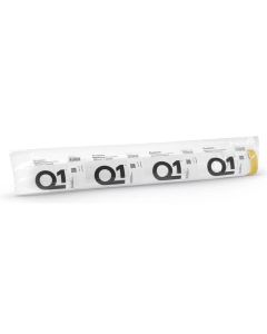 Q1PMDF02180 image(1) - PPM Q1 Products MDF02180 Premium Masking Drop Film, 25 yd L x 180 cm W, HDPE, Sun Yellow (Tape), Clear (Film)
