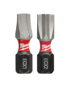 MLW48-32-4440 image(1) - Milwaukee Tool SHOCKWAVE 1" 2PC Impact ECXCombo Kit