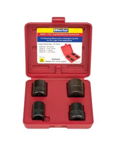 KEN30254 image(1) - Ken-tool 4 Piece 1/2" Drive Lug Nut Remover Socket Set