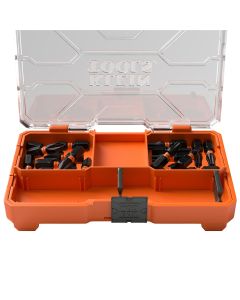 KLE33510S image(0) - Klein Tools Slim ProFlex Impact-Rated Security Bit Set, 23-Piece