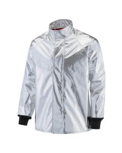 OBRHR-PB-CT-L image(0) - Oberon Coat - Heat Reflective Aluminized PBI Kevlar - Size: Large