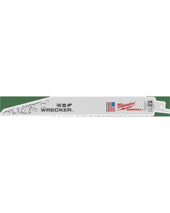 MLW48-00-5706 image(2) - Milwaukee Tool The WRECKER Multi-Material SAWZALL Blade 9" 7/11TPI 5pk