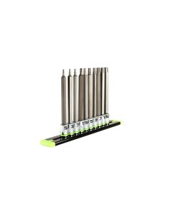 GETHAS10LS image(1) - Grip Edge Tools 10 Piece 1/4 Inch Drive Long SAE RPT Hex Driver Set