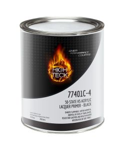 HIT77401C-4 image(0) - High Teck Products 77401C-4 50 State High Solids Acrylic Lacquer Primer-Black-QT