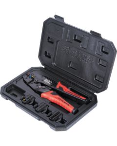 KLE3000CRKIT image(0) - Klein Tools Ratcheting Crimper Set, 10-22 AWG Terminals