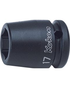KKN14400A-7-16 image(0) - Ko-ken USA 14400A-7/16 1/2 Sq. Dr. Socket 7/16 6 point Length 38mm