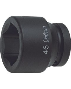 KKN18400M-80 image(0) - Ko-ken USA 18400M-80 1 Sq. Dr. Socket 80mm 6 point Length 85mm