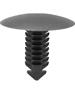 AVCAP20316 image(0) - AUVECO AP20316 Single Head Door Frame Spacer Retainer, 1 in Dia Bottom Head, Nylon, Black