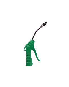 Astro Pneumatic Deluxe 4 Inch Air Blow Gun &hyphen; Green with 1/2 Inch Removable Rubber Tip