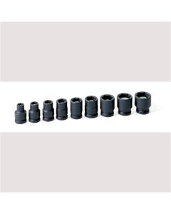 GRE1209G image(1) - Grey Pneumatic 3/8" Drive 9 Piece Magnetic Impact Socket Set