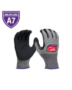 MLW48-73-7013 image(0) - Milwaukee Tool Cut Level 7 High-Dexterity Nitrile Dipped Gloves- XL