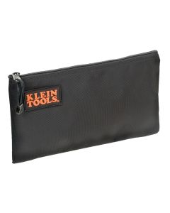 KLE5139L image(0) - Klein Tools Zipper Bag, Top-Grain Leather Tool Pouch, 12-1/2-Inch