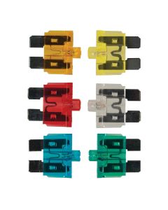 The Best Connection 5 THRU 30 AMP ATC/ATO SMART GLOW FUSE KIT 6 PCS