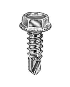 AVC9611 image(0) - AUVECO 9611 Hex Washer Head Teks Point Tapping Screw, #8 Screw x 1/2 in L, Zinc