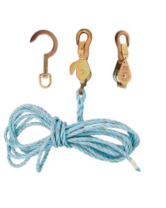 KLE180230SSR image(0) - Klein Tools Block and Tackle 259 Anchor Hook Spliced