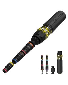 KLE32930 image(0) - Klein Tools Magnetic Color-Coded Power Nut Setters, 6-Piece Set