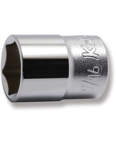 Ko-ken USA 3400A-9/16 3/8 Sq. Dr. Socket 9/16 6 point Length 27mm