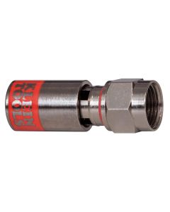 KLEVDV812618 image(0) - Klein Tools Universal F-Compression Connectors RG59 50-Pack