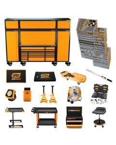 KDTMEGAMOD1858 image(0) - GEARWRENCH 1858 Piece MEGAMOD Mechanics Tool Set in Premium Modular Foam Trays with Tool Storage & Shop Equipment