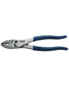 Klein Tools Slip-Joint Pliers Hose-Clamp 7-5/8" Plastic-Dip Handles