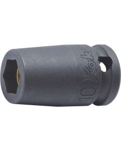 KKN13460M-8 image(0) - Ko-ken USA 13460M-8 3/8 Sq. Dr. Socket 8mm 6 point Length 32mm Self-Tapping screw
