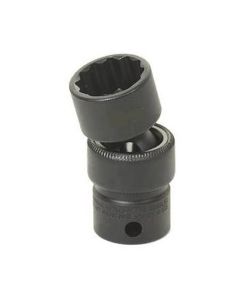 GRE1119UM image(1) - Grey Pneumatic 3/8" Drive x 19mm Standard Universal- 12 Point Socket - Black
