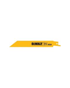 DWTDW4822B25 image(0) - DEWALT Reciprocating Saw Blades, Straight Back, 12-Inch, 18 Tpi, 25-Pack